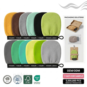 Guanto Esfoliante Professionale OEM Tradizionale Kessa <span class=keywords><strong>Hammam</strong></span> 100% Viscosa per la Pulizia del Corpo e la Rimozione della Pelle Ruvida, Detergente per i Pori - Product Image 1
