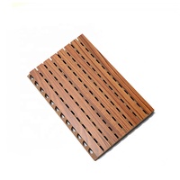 Panneaux acoustiques cannelés en bois à Absorption acoustique pour décoration de bureau