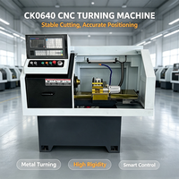 Tour CNC compact CK0640 pour usinage automatique de barres, pièces électroniques et fixations – Tournage de précision
