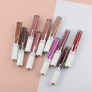 Pintalabios líquido mate, Pintalabios con diseño de brillo de labios <span class=keywords><strong>2022</strong></span>, lápiz labial con brillo de labios, 24 horas, pequeño, personalizado - Product Image 1