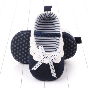 Nouvelles chaussures pour bébé fille à nœud papillon en dentelle, pas chères, en gros, chaussures fantaisie pour bébé fille - Product Image 6