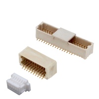 ZWG 1.0mm pitch SHD borne de sertissage Connecteurs à double rangée horizontal SMT JST fil à carte Alimentation d'usine Connecteur 10Pin