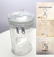 Sac de rangement et de présentation pour poupées, en PVC transparent épaissi, avec fermeture éclair, grande capacité, portable et anti-poussière