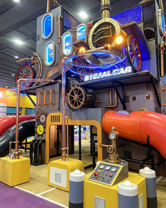 Équipement de terrain de jeux intérieur personnalisé pour enfants : Toboggan, parc de trampolines, château gonflable et aire de jeux souple pour centres commerciaux et maternelles - Product Image 2