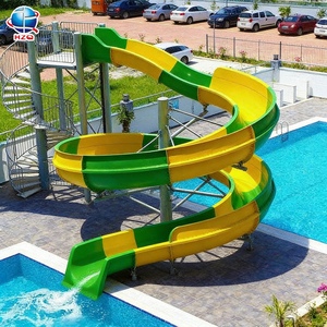 <span class=keywords><strong>Toboggan</strong></span> aquatique rotatif pour jardin résidentiel privé, <span class=keywords><strong>toboggan</strong></span> amusant pour adultes et enfants, <span class=keywords><strong>toboggan</strong></span> aquatique en fibre de verre en spirale pour <span class=keywords><strong>piscine</strong></span> - Product Image 2