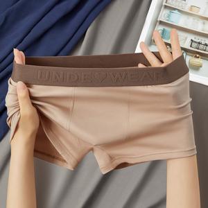 Bóxers de Algodón Sin Costuras de Marca Privada de Lujo para Hombre, Calzoncillos Boxer Personalizados con Logotipo, Fabricante de Ropa Interior Sexy para Hombre - Product Image 2