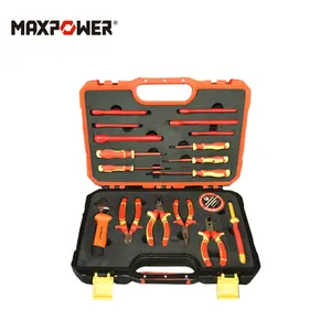 Maxpower Merek Pabrik dan Toko 19PCS VDE 1000V Hand Tool Set Terisolasi CE60900 Kuning