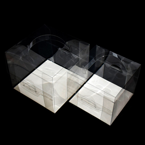 Bán Hot Gấp Sinh Thái Thân Thiện Acetate Rõ Ràng Bánh Kẹo Sô Cô La <span class=keywords><strong>PVC</strong></span> Hộp Trong Suốt Với Xử Lý - Product Image 2