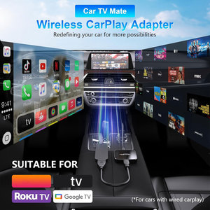 Car TV Mate Pro avec adaptateur CarPlay sans fil HD Multimedia Dongle Magic Video Box pour Iphone <span class=keywords><strong>apple</strong></span> TV <span class=keywords><strong>Fire</strong></span> <span class=keywords><strong>Stick</strong></span> Converter Cars - Product Image 2