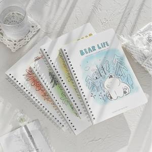 สมุดม้วน A5แบบสร้างสรรค์สมุดโน้ตนักเรียนแนวนอนน่ารักพร้อมแผ่นจดบันทึกขนาดพกพา A3ขนาด - Product Image 1