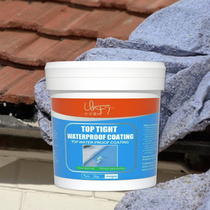 Haoxiu 5Kg Bán Buôn Mái Polyurethane Không Thấm Nước Sửa Chữa Rò Rỉ Keo Cho Nhà Acrylic Dính Lớp Phủ Bàn Chải Ứng Dụng - Product Image 2