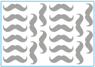 Boy's Mustache (Silver)