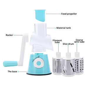 قطاعة خضروات يدوية متعددة الوظائف مطبخ منزلي مفرمة لحم يدوية مبشرة خضروات قطاعة طبلة ثوم قطاعة - Product Image 5