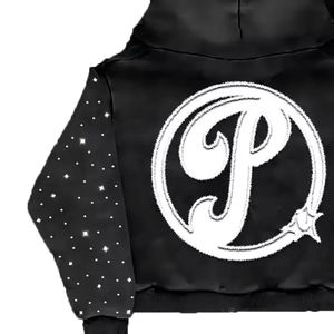 Fabricante MW, Hoodie Masculino Personalizado em Algodão com Zíper, Estilo Retro com Apliques e Bordados em Strass - Product Image 4