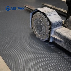 Planche de protection de <span class=keywords><strong>sol</strong></span> en plastique PP ignifuge à structure alvéolaire avec support en feutre, construction durable - Product Image 2