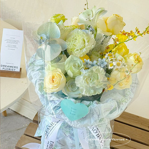 Papel de regalo con diseño de flores de lavanda y peras de nieve, papel de fondo para ramos, papel de peras de nieve para empaquetar regalos - Product Image 5