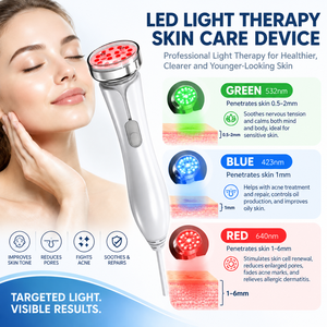Dispositivo de Belleza Facial Profesional Antienvejecimiento con Cuatro Tecnologías para Reafirmar la <span class=keywords><strong>Piel</strong></span> y Cuidar el Contorno Facial - Product Image 5
