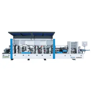 Edge Bander with pre milling and Corner Rounding 8 units pvc automatic edge banding machine