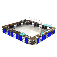 Station de présentation alimentaire mobile en acier inoxydable, conçue pour les événements hôteliers, les buffets, la restauration portable, les tables de buffet et les banquets