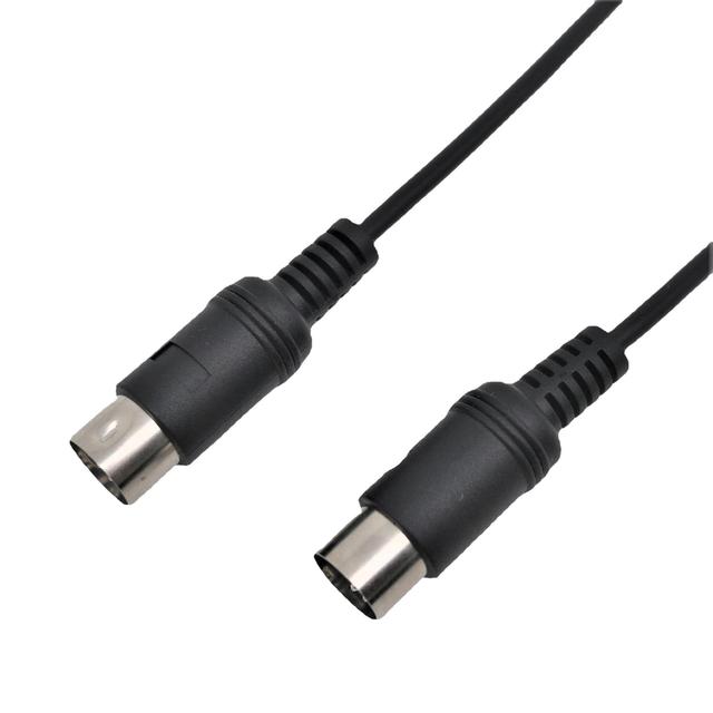 5P Midi Din Cable 5-Pin MIDI Signal Cable PVC Jacket Male to Male Audio Connection 1 Meter for Musical Instruments