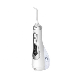 <span class=keywords><strong>Hydropulseur</strong></span> Jet Dentaire Électrique 4 Buses WaterJet Oral Irrigateur Sans Fil 200ML Nettoyeur à Dents Portable 3 Modes - Product Image 4