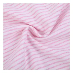 Customized Cotton Yarn Dyed Knitted Fabric Cvc 80%Cotton 20%Polyester For Women Garment