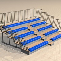 Complexe sportif, tribune pliable automatiquement, salle de sport intérieure, sièges rétractables électriques pour spectateurs et chaises de repos