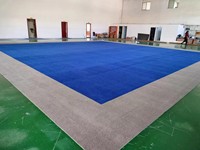 Heißer Verkauf FIG-zertifizierter rhythmischer Boden Artistic Gymnastic Floor Exercise System 14m * 14m 42ft * 54ft gefederter Boden zu verkaufen