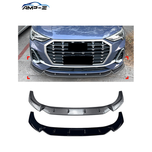 Splitter Paraurti Anteriore AMP-Z <span class=keywords><strong>Q3</strong></span> in Plastica Nera Lucida per <span class=keywords><strong>Audi</strong></span> <span class=keywords><strong>Q3</strong></span> F3 Sline 2019+ <span class=keywords><strong>Accessori</strong></span> Auto - Product Image 1
