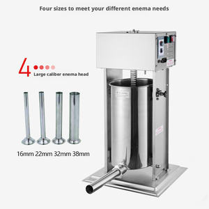 HELAXEN Ticari Sosis Dolum Makinesi-Elektrikli Otomatik Kaldırma Manuel Paslanmaz Çelik 1 Yıl Garantili Frankfurter Sosis Yapımı İçin - Product Image 2