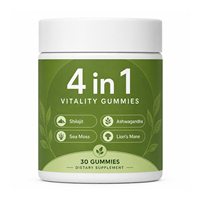 OLLI Gummies Vitalité 4-en-1 : Shilajit, Mousse de Mer, Ashwagandha, Crinière de Lion, Miel de Manuka – Complément Alimentaire Énergie et Soutien Immunitaire OEM