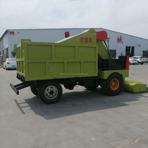 Équipement de nettoyage de bouse de vache électrique diesel bon marché Camion de nettoyage de fumier à quatre roues de 18 ch - Product Image 2