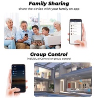 Prise intelligente Wi-Fi EU 16A avec surveillance de la consommation d'énergie, application Tuya Smart Life, contrôle à distance, compatible Alexa, prise électrique