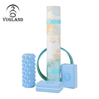 Tapis de yoga en TPE imprimé numériquement, tapis de yoga en caoutchouc naturel tie-dye, nouveau tapis de yoga en daim TPE avec impression par sublimation
