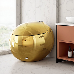 โถสุขภัณฑ์อัจฉริยะทรงไข่ Golden Smart Toilet พร้อมระบบชำระล้างอัตโนมัติ ควบคุมด้วยรีโมท สำหรับโถสุขภัณฑ์อัจฉริยะทรงไข่แบบ OEM - Product Image 1