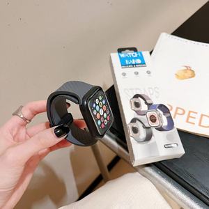 Bracelet de montre en silicone magnétique Upro avec texture en fibre de carbone, nouveau bracelet à boucle pliable sport pour Apple Watch Ultra Series 9 8 7 - Product Image 6