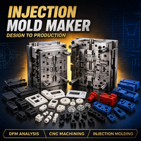 Services de moulage par injection plastique HDPE PA PC PP PU PVC ABS Silicone, pièces moulées par injection plastique sur mesure