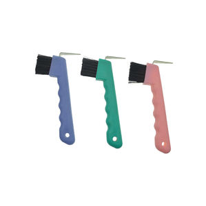 Venta al por mayor, cepillo para pezuñas de caballos con mango de goma suave al tacto, cuidado de caballos - Product Image 2