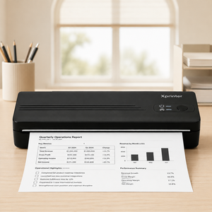 Imprimante thermique sans fil Xprinter BP1 2026, nouveau produit, A4 B5, papiers d'examen, apprentissage des enfants, école à domicile, MacOS <span class=keywords><strong>ChromeOS</strong></span> - Product Image 1