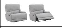 Fauteuil inclinable manuel extra-large, canapé simple rembourré de 122 cm