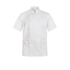 Gran oferta, chaquetas de Chef blancas de alta calidad, abrigo de Chef de manga corta de sarga TC 190gsm, uniformes de Hotel para hombre para Chef Jefe - Product Image 1