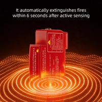 Dispositif d'extinction d'incendie automatique à aérosol industriel, extincteur mural de type DIN, produit certifié CE et ROHS