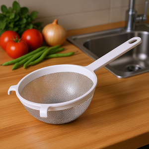 Lot de 5 passoires métalliques fines pour la cuisine domestique – Ustensile de cuisson - Product Image 3