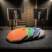 Factory Direct 12 Inch Practice Drum Pad Multi Color - Drum Accessories & Musical Instrument Accessories
