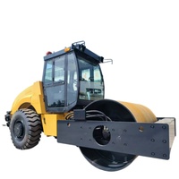 Rouleau compresseur vibrant robuste de 12 tonnes et 110 kW, fabriqué en Chine, grand équipement de compactage pour projets de sous-sol de piste d'aéroport