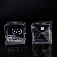Les fabricants fournissent des boîtes d'emballage transparentes en plastique PP PVC PET personnalisées, boîtes d'emballage transparentes pour le café et le thé