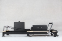 Reformer de Pilates pliable en alliage d'aluminium avec cadre noir CELUX, gain de place, portable, pour studio de fitness, OEM
