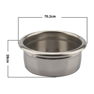 도매 커피 차 포터필터 바스켓 고품질 51mm 54mm 58mm 에스프레소 포터필터 스테인리스 스틸 필터 바스켓 - Product Image 1