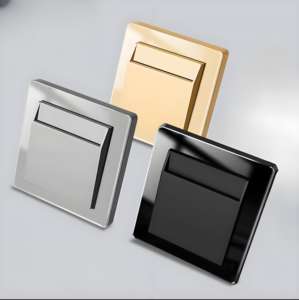 مصنع Zhikongdashi من Zhikongdashi ، مفتاح حائط موفر للفنادق مع منفذ واحد متين مقاوم للحريق ABS + PC منخفض التردد - Product Image 5