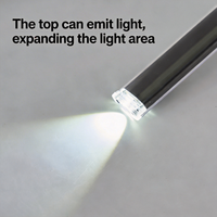 Lampe d'inspection LED durable et fine avec support magnétique arrière pliable, éclairage latéral de plafond réglable, lampe d'inspection automobile pour usine